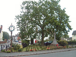 War Memorial with 2004 BKV trophy
